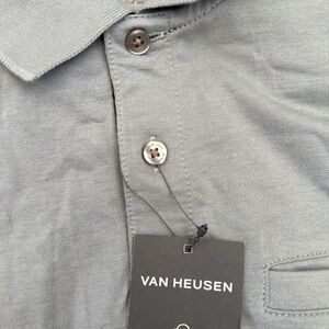 Van Heusen Men's Polo Shirt in Light Gray